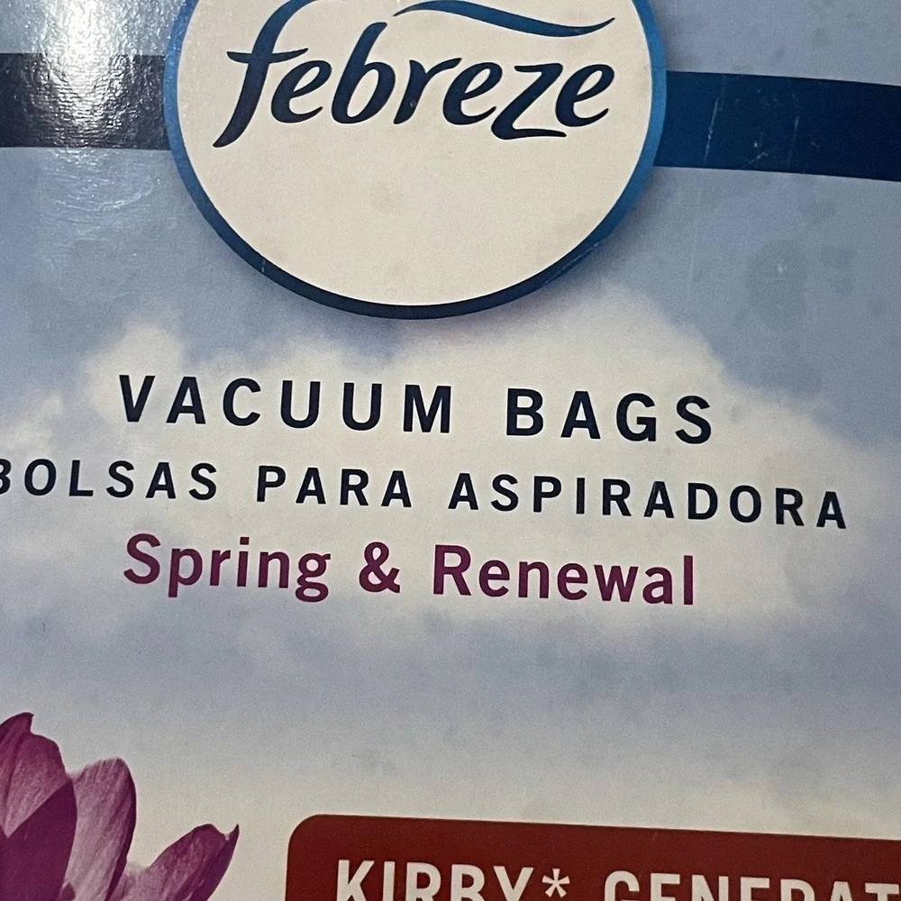 Febreze KIRBY GENERATION VACUUM BAGS 3 Pack  Spring &‎ Renewal NEW